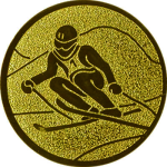 Эмблема лыжный спорт/горный 1109-050-100