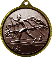Медаль лыжный спорт (лыжи) 3997-007-300