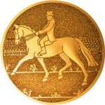 Эмблема конный спорт/выездка 1186-050-100