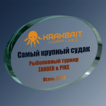 Награда из стекла с цветной печатью 1697-095-УФ0