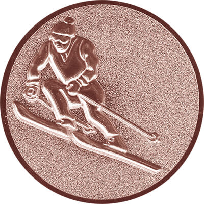 Эмблема лыжный спорт/горный 1109-050-303