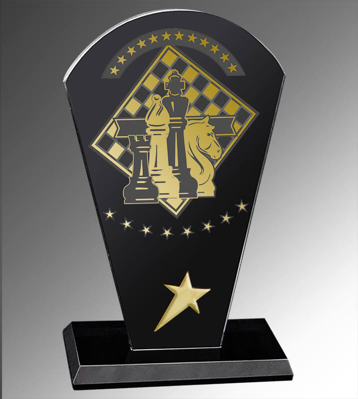 Награда из стекла Шахматы 1657-210-Ш00
