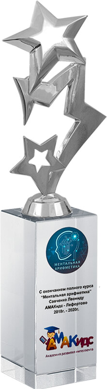 Награда Звезды с УФ-печатью 2865-250-2УФ