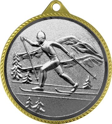 Медаль лыжный спорт (лыжи) 3997-007-200