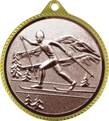 Медаль лыжный спорт (лыжи) 3997-007-300