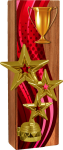 Награда из натурального дерева Звезды 2826-250-005