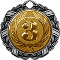 Медаль Вьюна 1,2,3 место (под серебро)