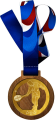 Медаль с лентой Большой теннис