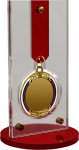 Акриловая награда с медалью 70 мм 2823-210-002