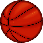 Акриловая эмблема баскетбол