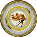 Металлическая тарелка