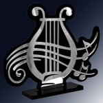 Акриловая награда Лира (Музыка) 2821-185-209