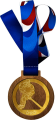Медаль с лентой Хоккей
