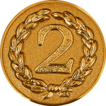 Эмблема 1,2,3 место (25 мм)