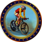 Акриловая эмблема Велоспорт