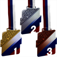 Комплект медалей Родослав 80мм (3 медали) 3656-080-132