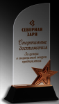Акриловая награда с цветной печатью 1608-220-УФ3