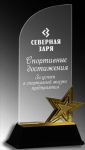 Акриловая награда с лазерной гравировкой 1608-220-ГР1