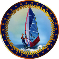 Акриловая эмблема Парус 1399-025-214