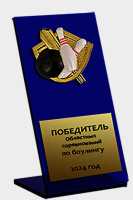 Акриловая награда Боулинг 1810-180-303