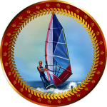 Акриловая эмблема Парус