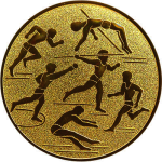 Эмблема легкая атлетика 1121-025-101