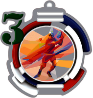 Акриловая медаль Теннис 1, 2, 3 место 1785-002-003