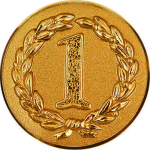 Эмблема 1,2,3 место (25 мм)
