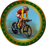 Акриловая эмблема Велоспорт 1399-050-307