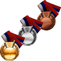 Комплект медалей Лакшма (3 медали) 3512-080-000