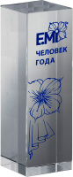 Награда из стекла с цветной печатью 1684-150-УФ0