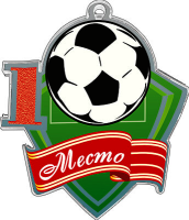 Акриловая медаль футбол 1, 2, 3 место 1771-007-001