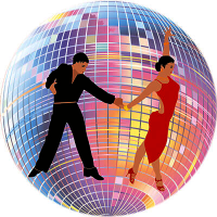 Акриловая эмблема танцы 1345-050-012