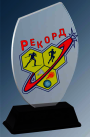 Акриловая награда с цветной печатью 2073-230-УФ0