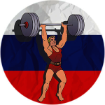 Акриловая эмблема Штанга
