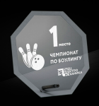 Награда из стекла с лазерной гравировкой 1587-100-ГР0