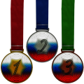 Комплект медалей Аманита 70мм (3 медали)