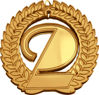 Акриловая медаль 1, 2, 3 место 1777-000-002