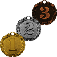 Комплект медалей Сандал (3 медали) 3605-050-000
