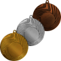 Комплект медалей Луменка (3 медали)
