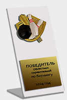 Акриловая награда Боулинг 1810-180-301