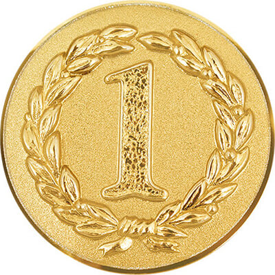 Эмблема 1,2,3 место (25 мм) 1103-025-100