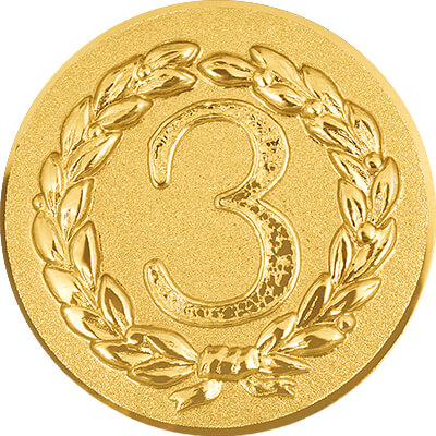 Эмблема 1,2,3 место (50 мм) 1105-050-100