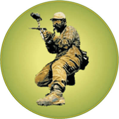 Акриловая эмблема пейнтбол 1344-025-000