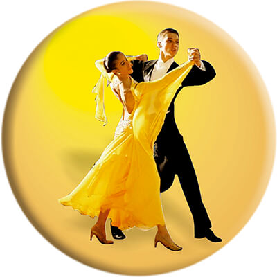 Акриловая эмблема танцы 1345-050-011