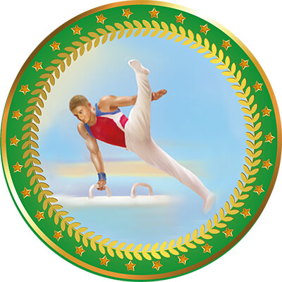 Акриловая эмблема Легкая атлетика 1399-025-315