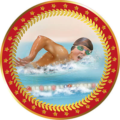 Акриловая эмблема Плавание 1399-050-120