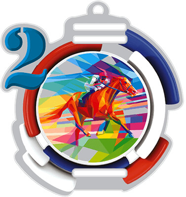 Акриловая медаль Конный спорт 1,2,3 место 1785-003-002