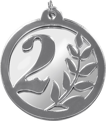 Акриловая медаль 1, 2, 3 место 1787-070-002