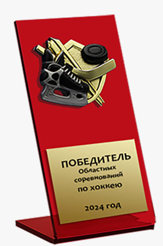 Акриловая награда Хоккей 1810-180-102